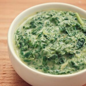 New Year's Eve Dinner Quiz Creamed spinach