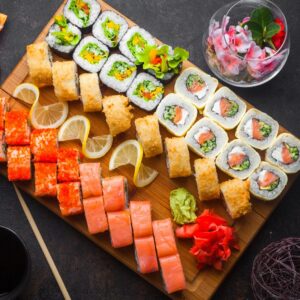 Savory Food Salty Personality Quiz Sushi platter
