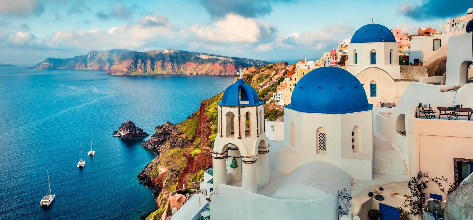 Summer Destinations Geography Trivia Quiz Santorini, Greece