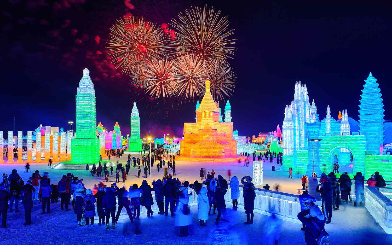 Winter Geography Quiz Harbin International Ice and Snow Sculpture Festival, China