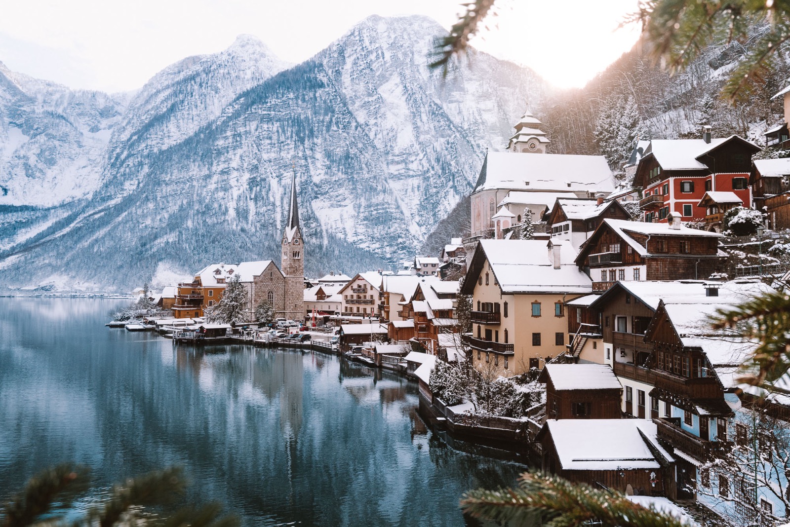 Winter Geography Quiz Winter in Hallstatt, Austria