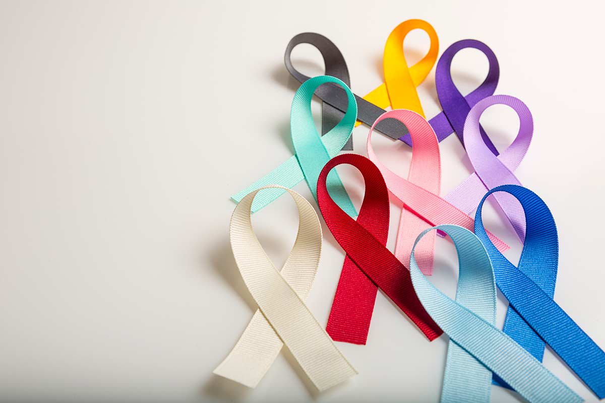 May Trivia Quiz Cancer awareness ribbons