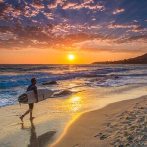 Cozy Fall Day Quiz Watching the sunset on the beach
