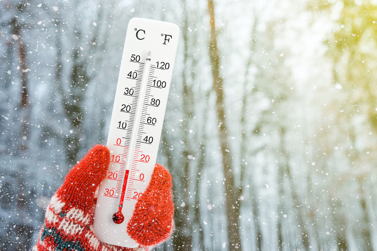 Winter Facts Quiz Thermometer winter