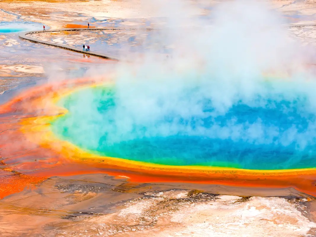 Earth Day Quiz Grand Prismatic Spring, Wyoming, Geothermal energy