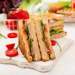 Sandwich Trivia Quiz Club sandwich