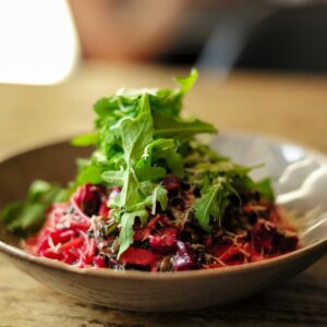 Pink Buffet Quiz Beet salad