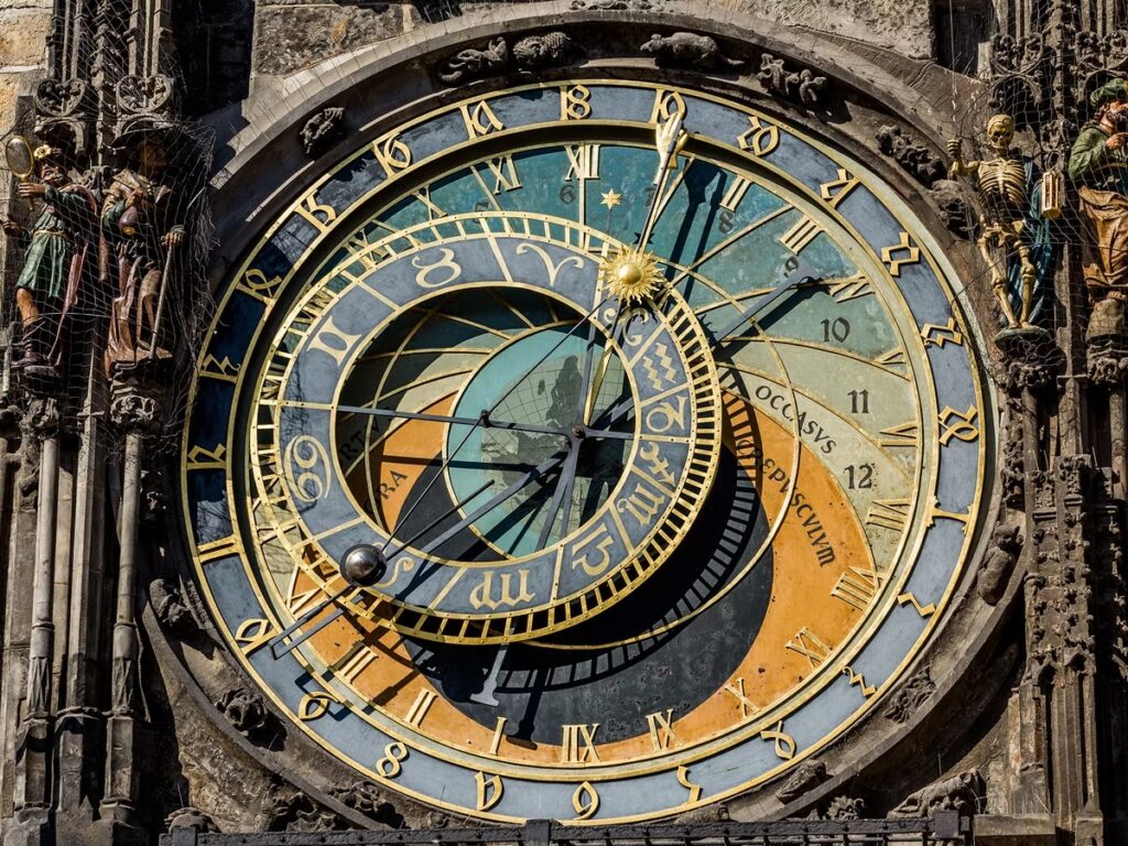 March Trivia Quiz Roman numerals clock