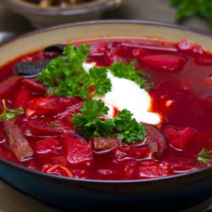 Which Quirky Dessert Are You? Quiz Borscht (Ukrainian beet soup)