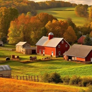 What Landscape Are You? Quiz A rustic farmhouse