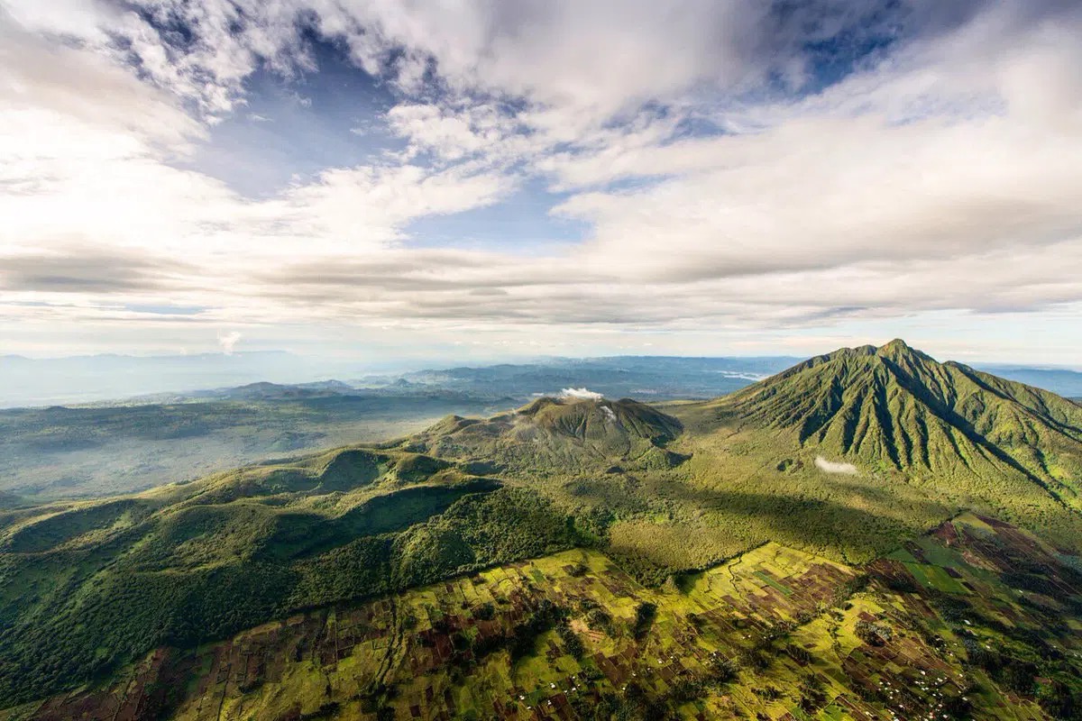 6-Letter Countries Quiz Virunga Mountains, Rwanda