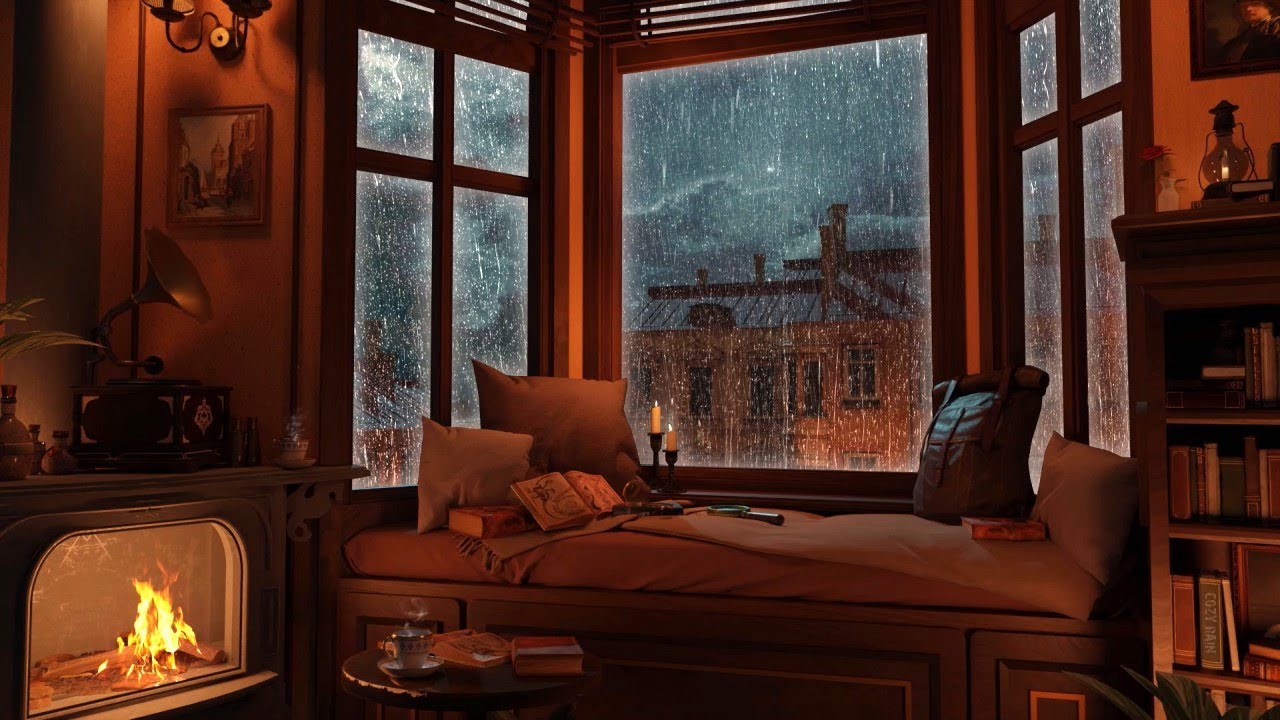 Cozy Things Trivia Questions And Answers Quiz Cozy window seat raining
