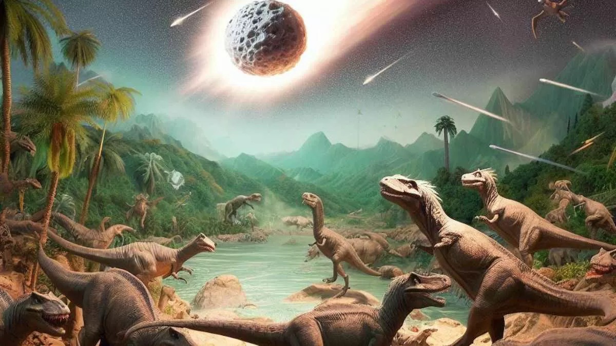Dinosaurs asteroid meteorite strike extinction