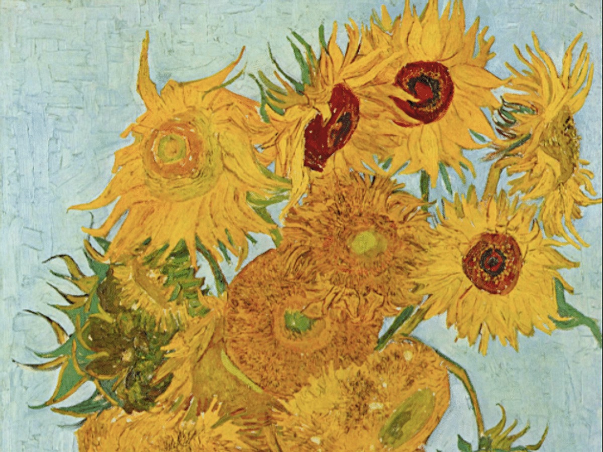 Twelve Sunflowers in a Vase, by Vincent van Gogh