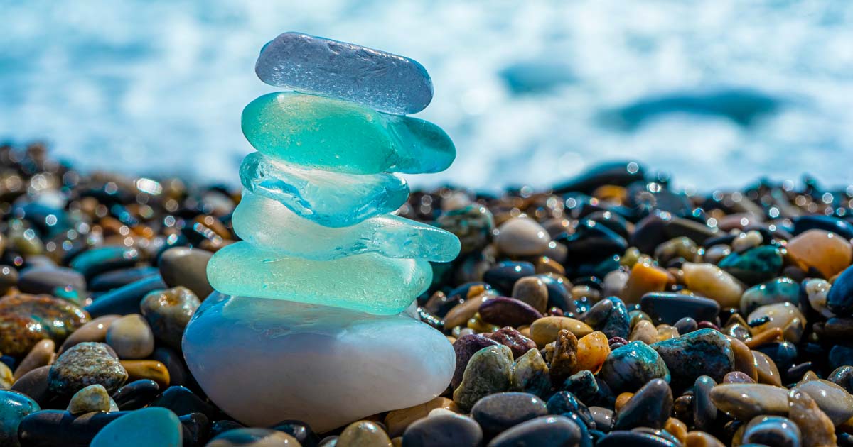 Beach Vacation Trivia Quiz Sea glass