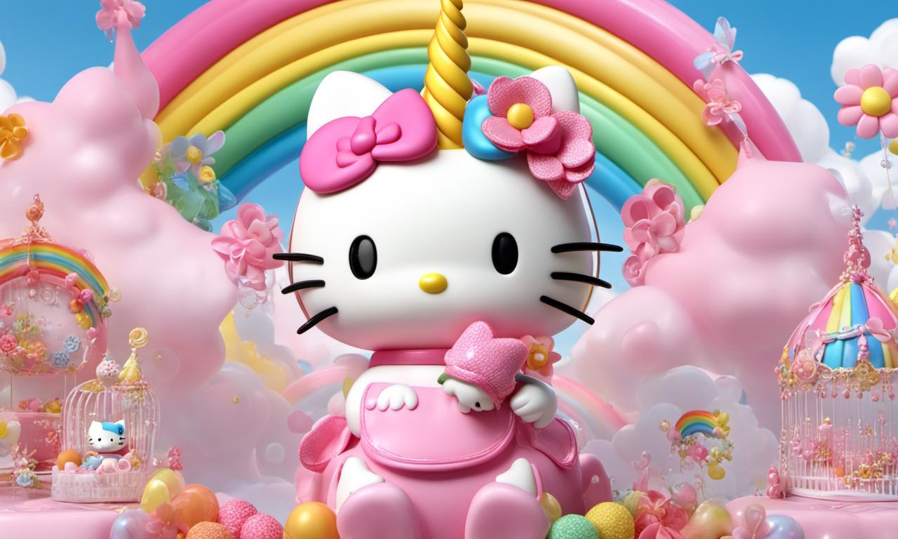 Sanrio Hello Kitty rainbow