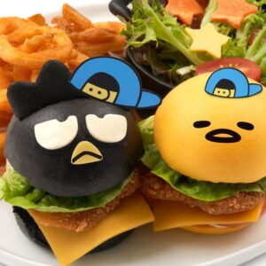 Black Food Halloween Quiz Badtz-Maru burger