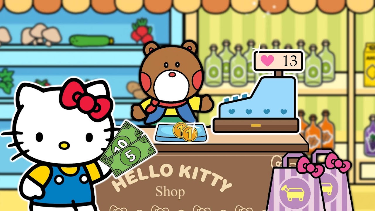 Hello Kitty shopping