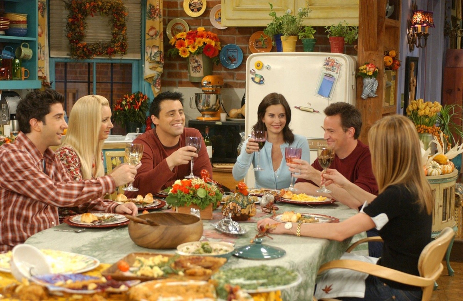 Friends TV Thanksgiving dinner