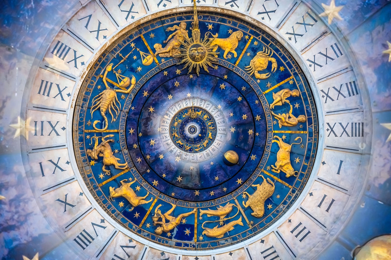 Astrologer Astrology zodiac signs horoscope Roman numerals