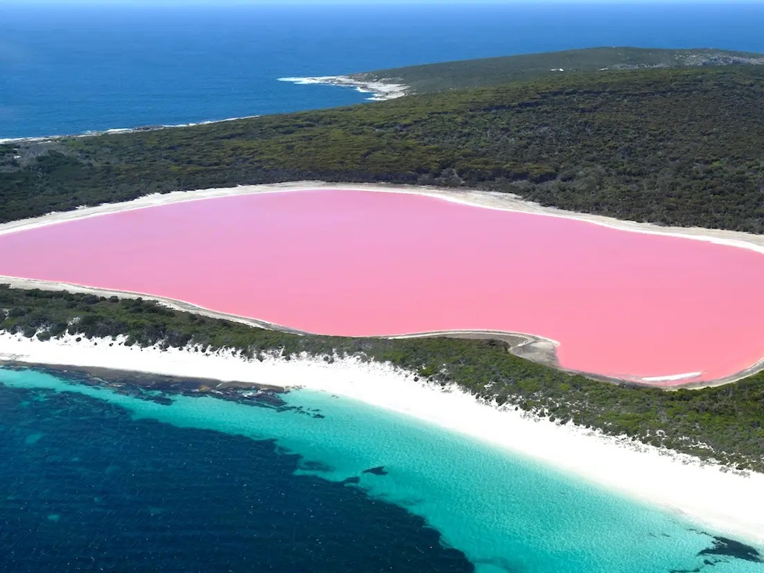 What's Pink? General Knowledge Quiz Lake Hillier, Australia
