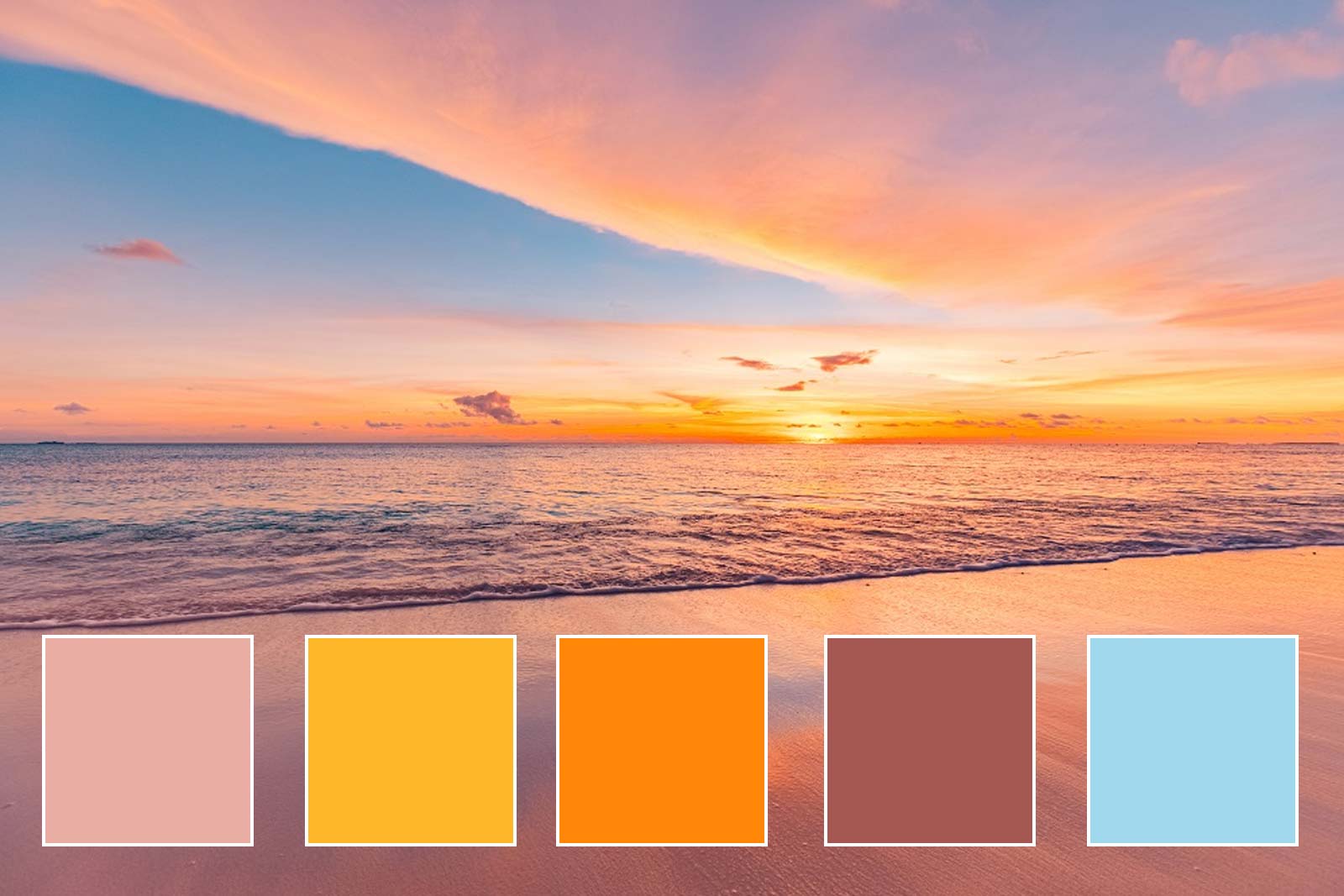 You got: Sunrise Serenity! What Is Your Spring Color Palette?