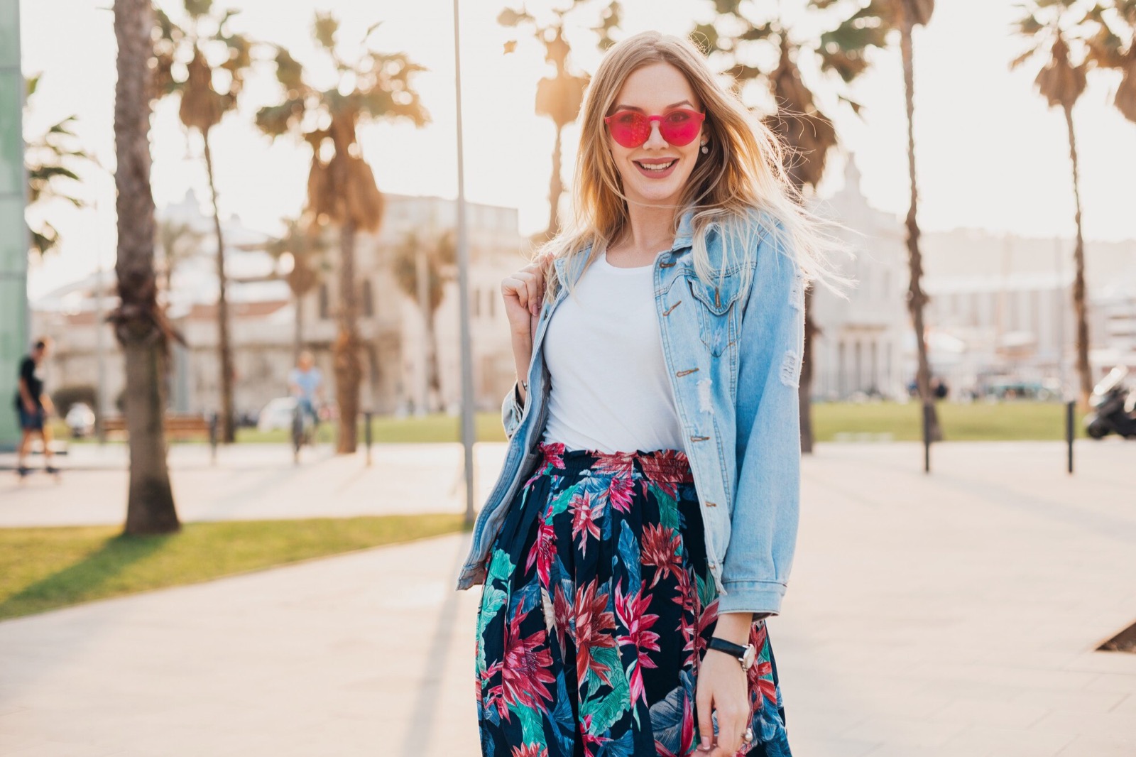 What Is Your Spring Color Palette? Quiz Spring summer outfit denim jacket