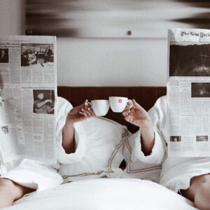 Which Sex And The City Character Are You? Quiz Reading the newspaper in bed