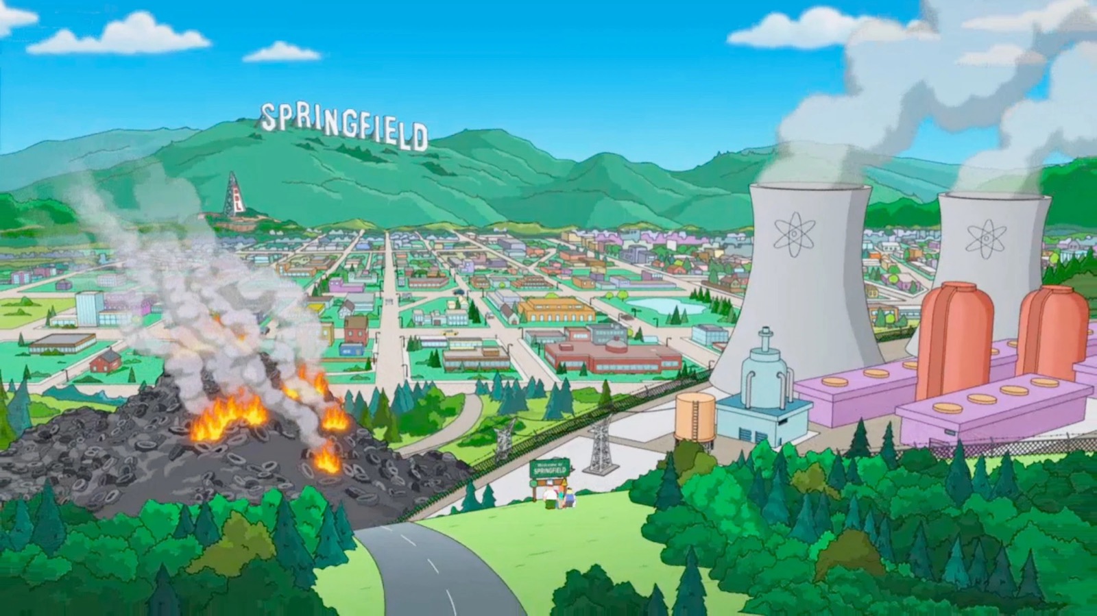 Spring Geography Quiz Springfield Simpsons
