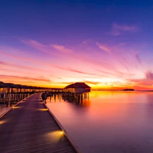 This Calming Quiz Will Tell You What You Need To Hear RN Orange and purple sunset