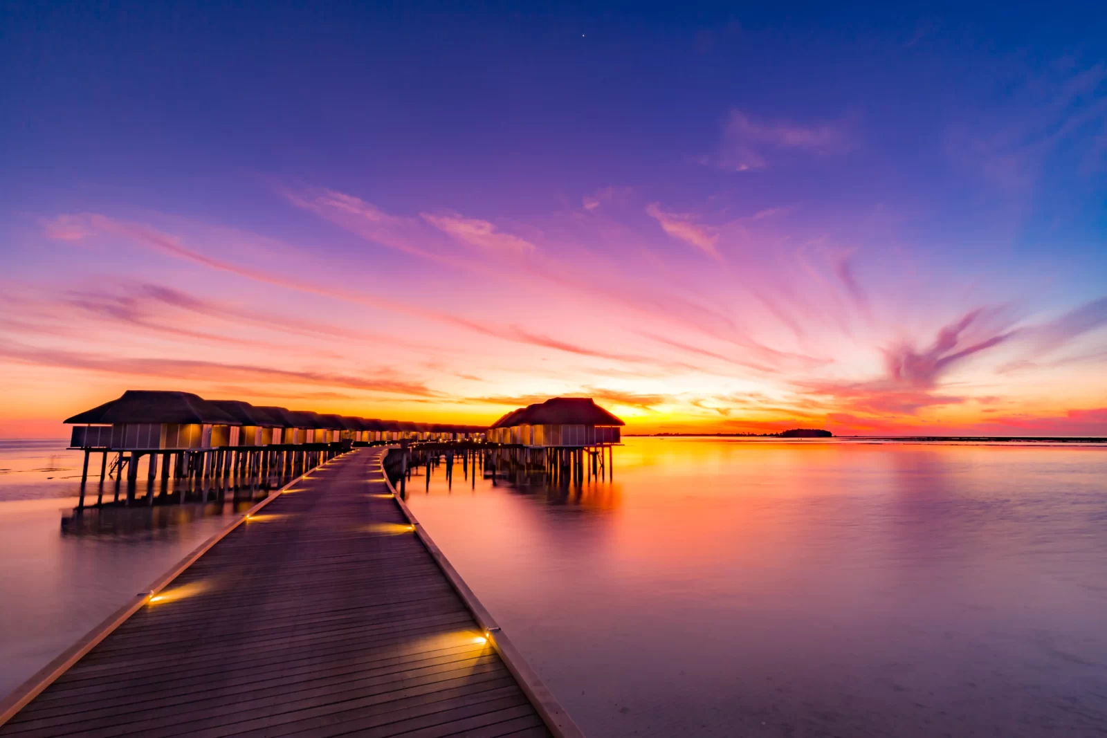 Cities At Sunset Quiz Sunset at Maldives