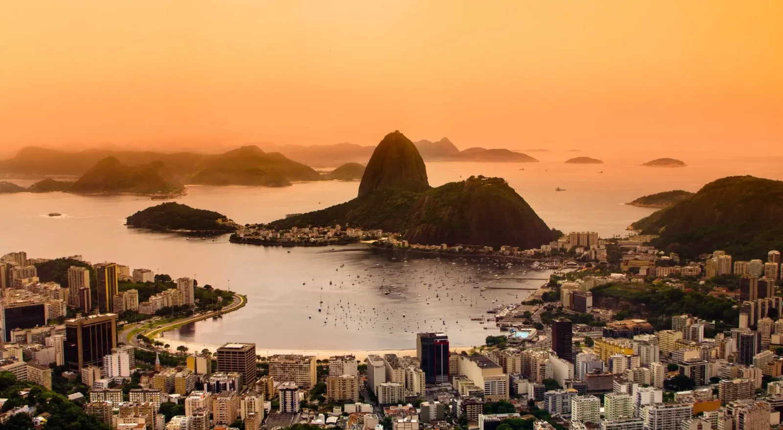 Sunset at Rio de Janeiro, Brazil