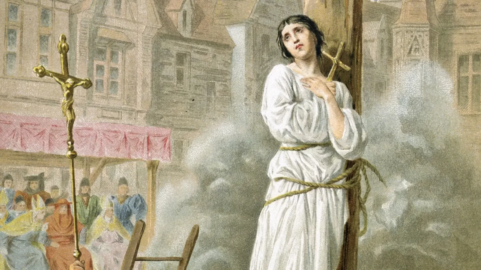 Joan of Arc burned at the stake