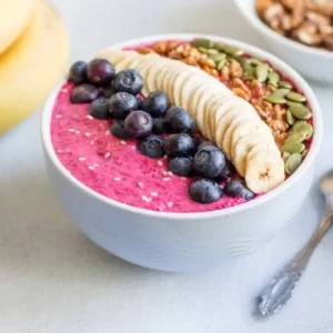 Pink Buffet Quiz Acai bowl