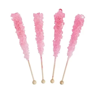 Pink Buffet Quiz Pink rock candy
