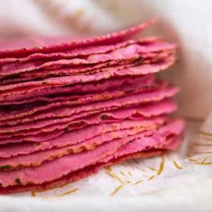 Pink Buffet Quiz Pink tortilla chips