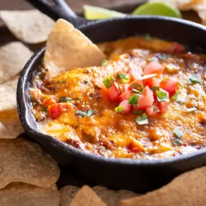 Pick A-Z Activities & Find Out When You'll Be Rich Quiz Queso and chips lunch
