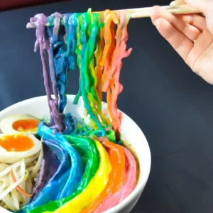 Pick Rainbow Food To Know Which Mythical Being You Were Quiz Rainbow ramen