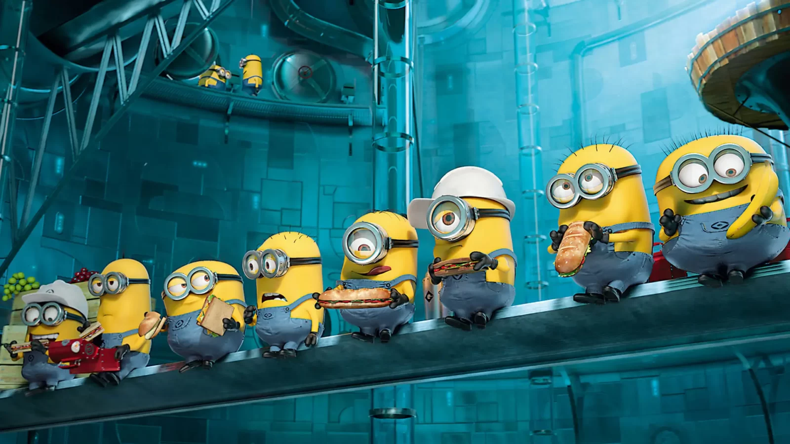 Which Minion Are You? Quiz Despicable Me 2 minions eating sandwiches