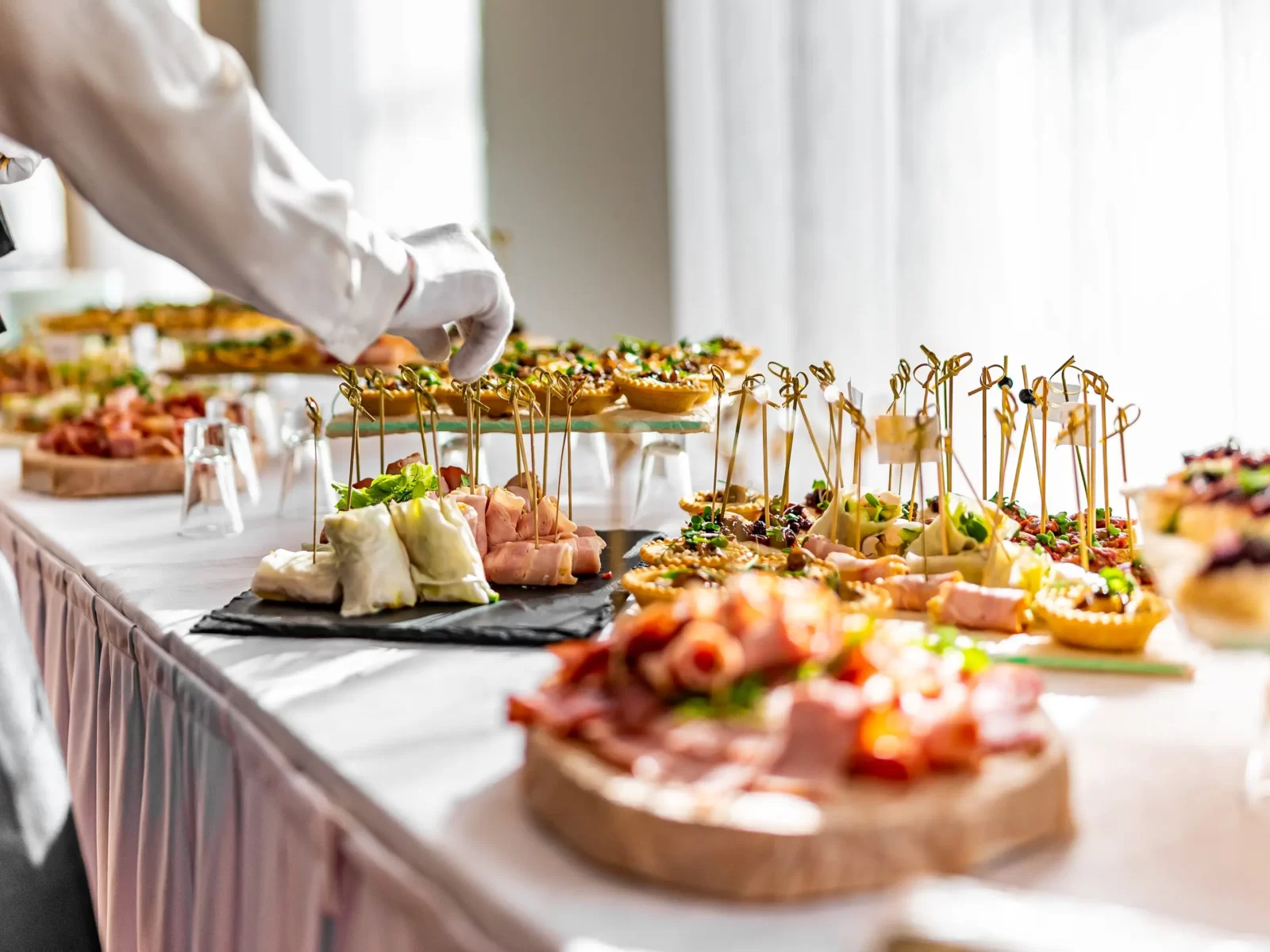 Plan Your Dream Wedding & We'll Reveal Your Age Quiz Buffet appetizers