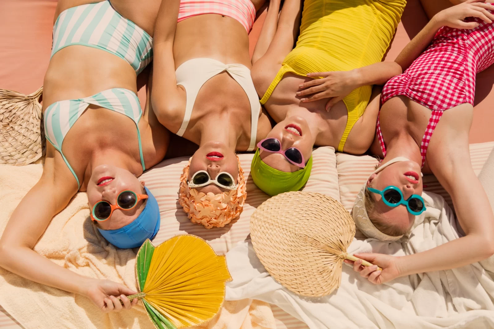 Sunbathing at the beach