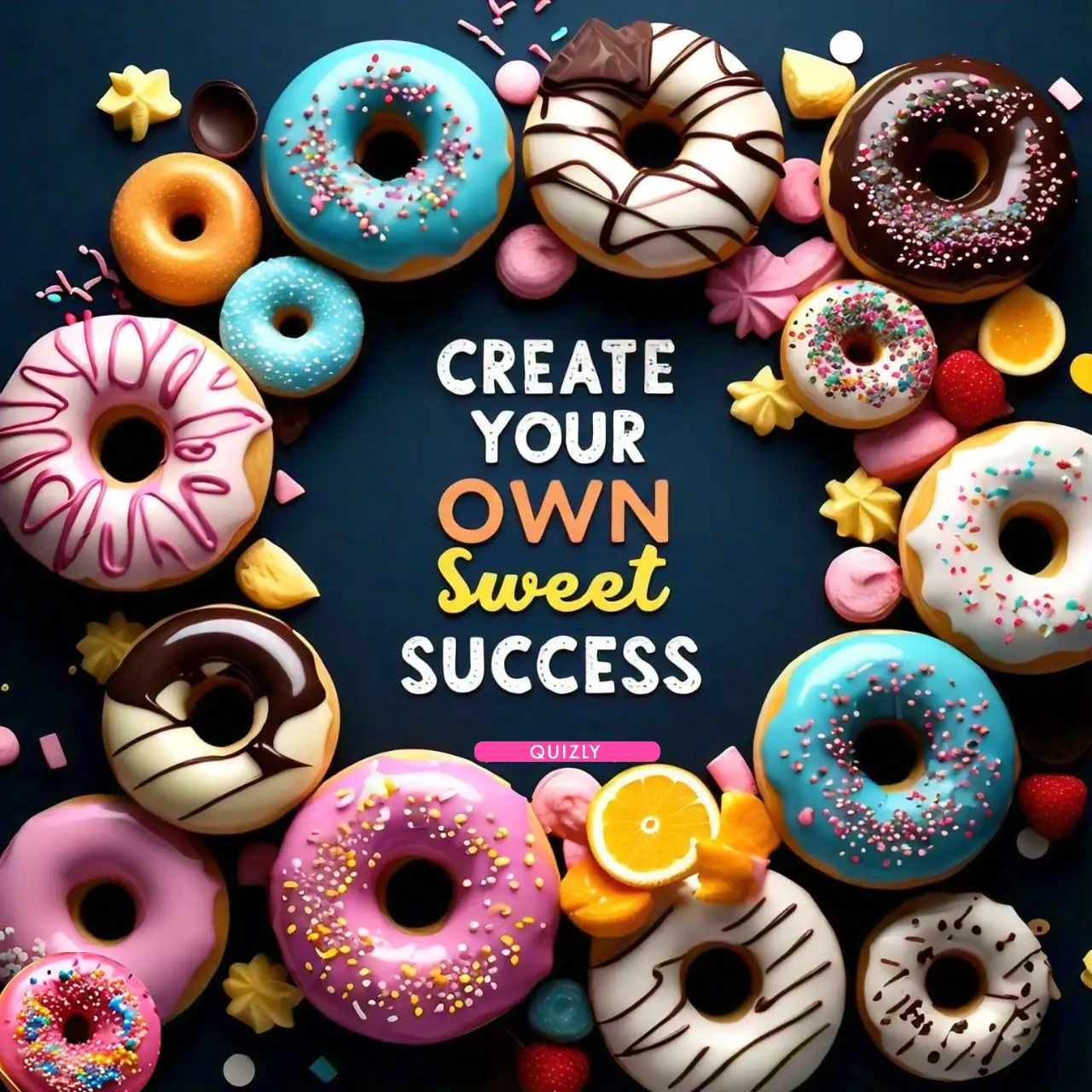 You got: Create Your Own Sweet Success! Handpick 12 Doughnuts 🍩 and We’ll Give You a Donut-Inspired Mantra to Live by