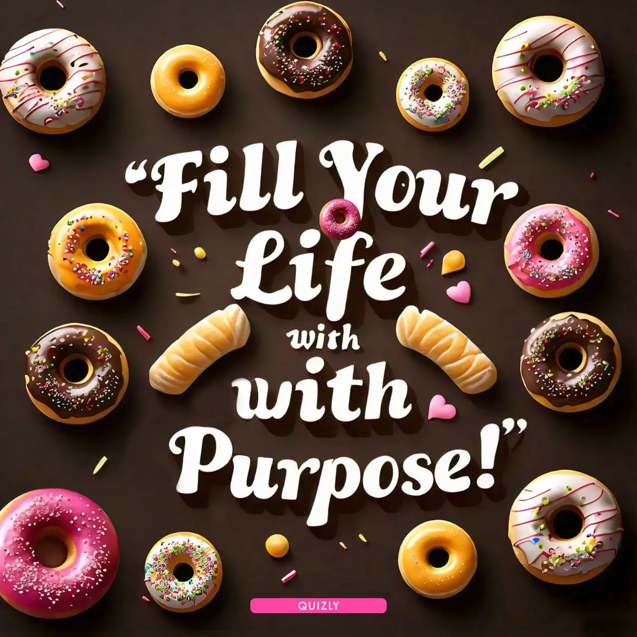 You got: Fill Your Life with Purpose! Handpick 12 Doughnuts 🍩 and We’ll Give You a Donut-Inspired Mantra to Live by