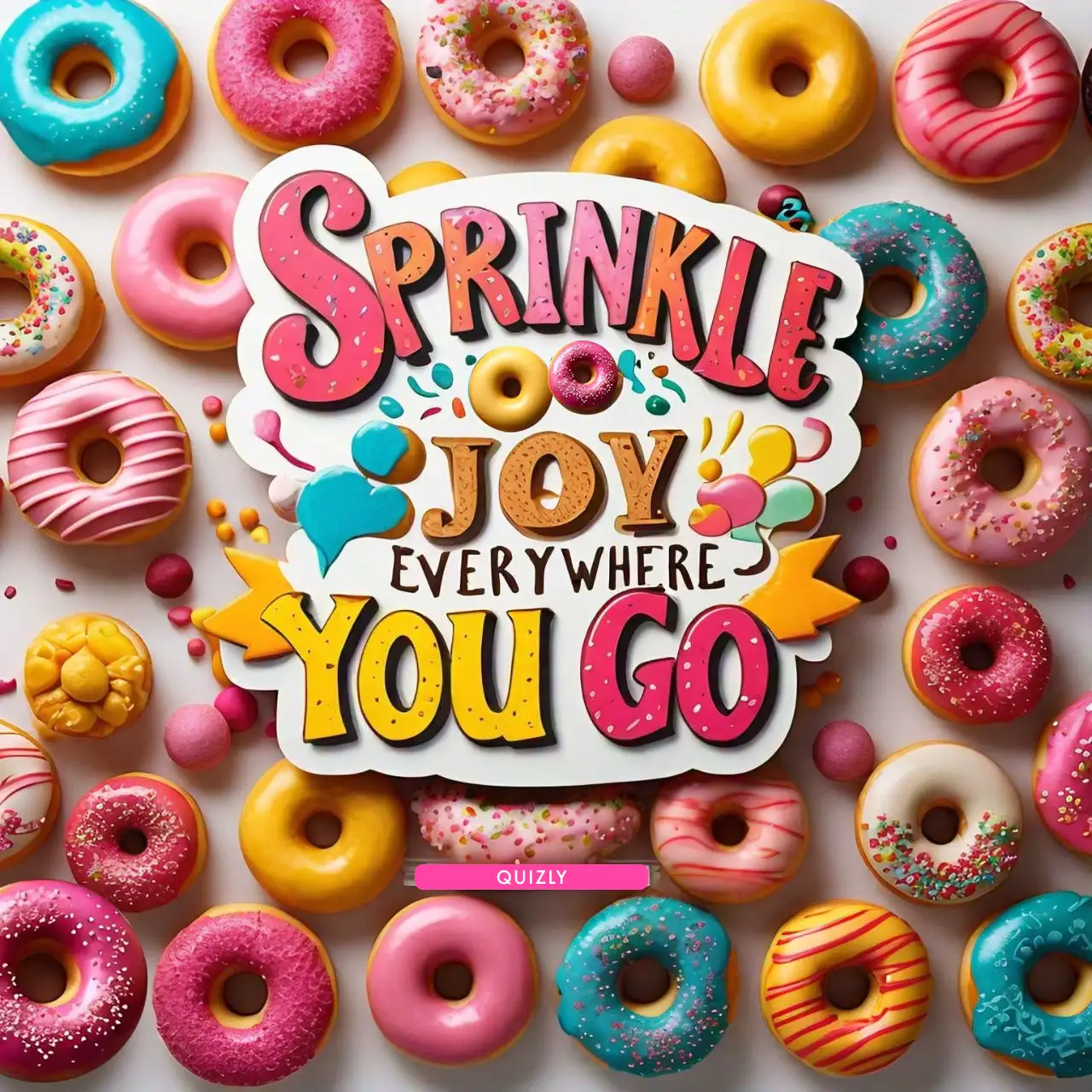 You got: Sprinkle Joy Everywhere You Go! Handpick 12 Doughnuts 🍩 and We’ll Give You a Donut-Inspired Mantra to Live by