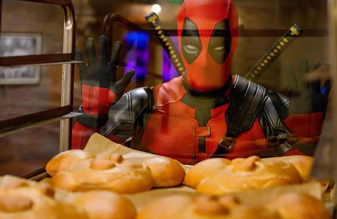 Are You More Deadpool Or Wolverine? Quiz Deadpool looking at bread