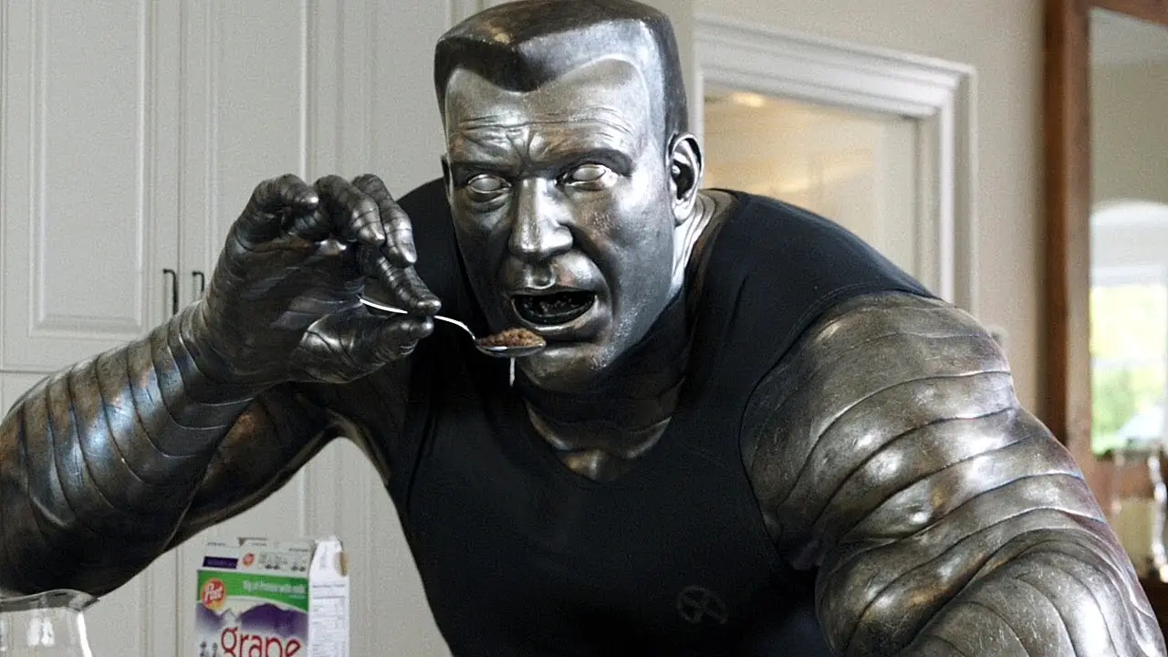 Are You More Deadpool Or Wolverine? Quiz Colossus eating cereal