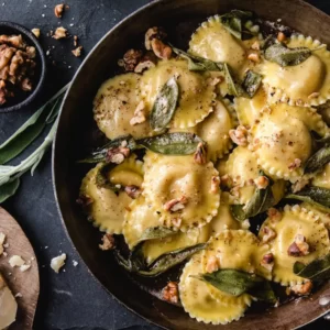 Which Pasta Shape Are You? Quiz Pumpkin sage ravioli