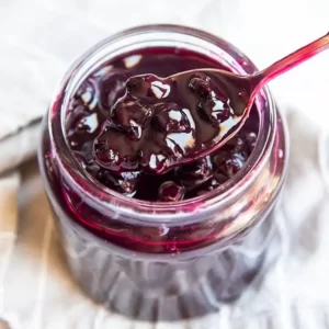 Create Ice Cream Sundae & We'll Guess Birthstone Quiz Blueberry sauce