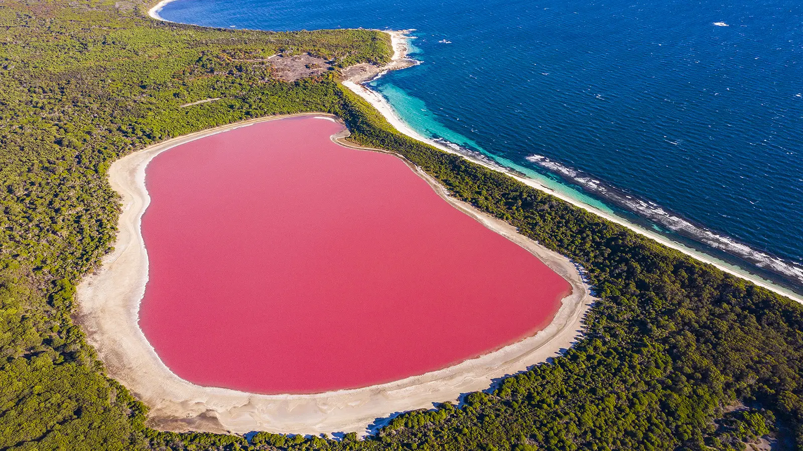 Missing Colors Place Quiz Pink Lake, Australia