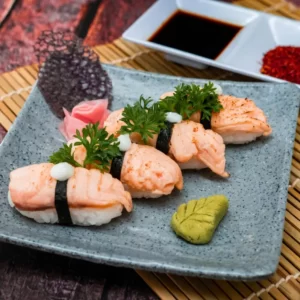What Color Is Your Love Energy? Play This Color-Coded Food Quiz Salmon sushi
